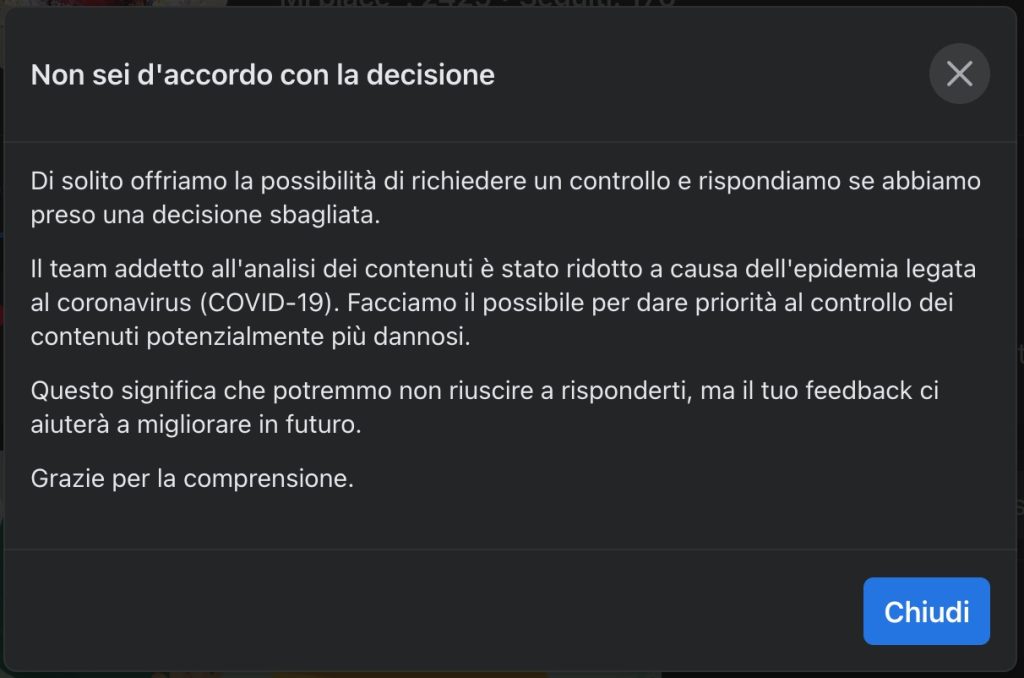 Non sei d'accordo