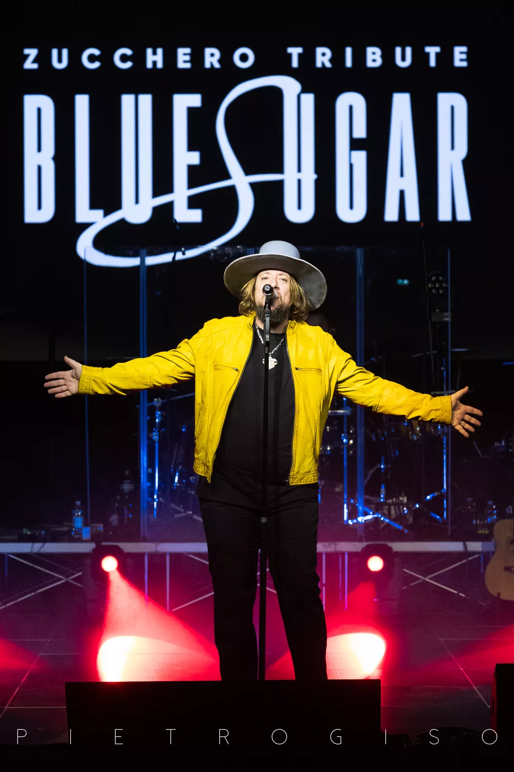 Leonardo Sbrana del tributo a Zucchero Bluesugar